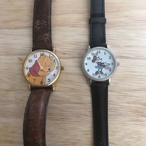 Lot of 2 Vintage Disney Watches